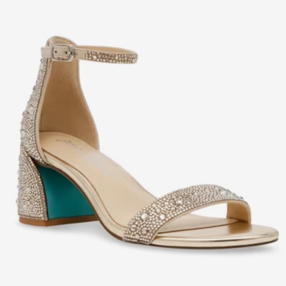 Betsey Johnson Shaye Sandal 8M (WORN ONCE!) - Picture 2 of 8